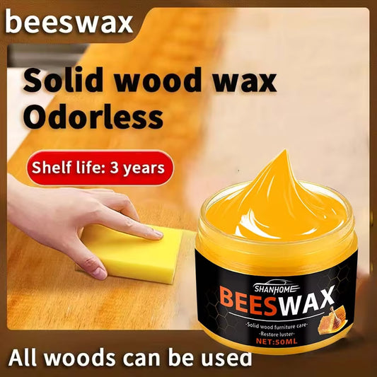 100% Natural Beewax - Premium Wood Seasoning & Furniture Polish for Restoration and Protection | Free Shipping